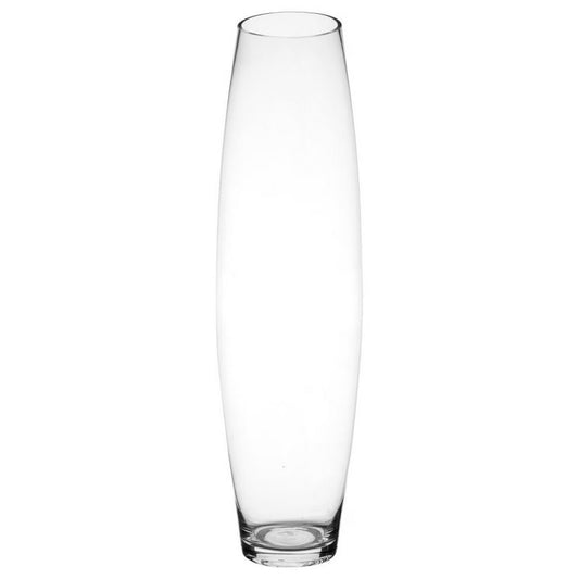 Grand vase en verre à poser au sol - Transparent 60 cm
