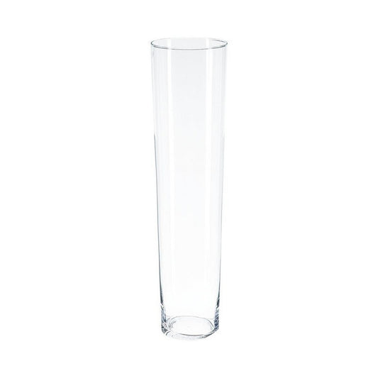 Grand vase transparent à poser au sol - Hauteur 70 cm