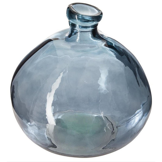 Grand vase décoratif à poser au sol 50 cm bleu